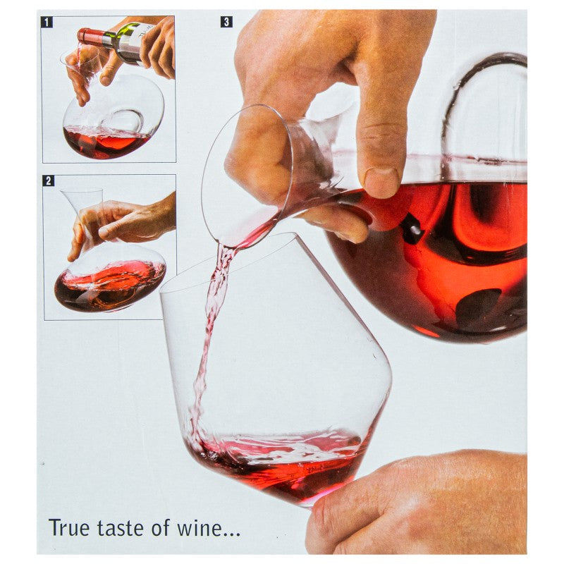 Instrucciones de uso: decantar y servir vino con el decantador de cristal Bohemia