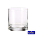 Vaso de cristal de Bohemia para whisky bajo, 41 cl, sobre fondo blanco