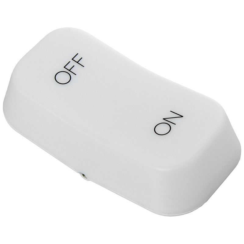 Luz nocturna LED con forma de interruptor gigante ON/OFF en color blanco