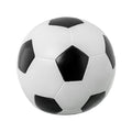 Lámpara LED con forma de balón de fútbol, sobre fondo blanco