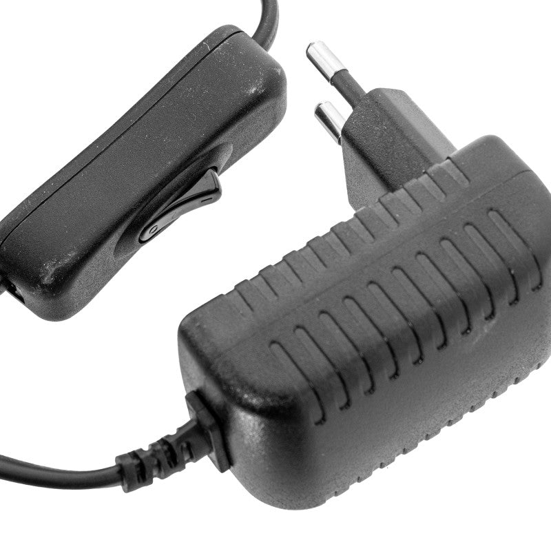 Adaptador de corriente con interruptor para lámpara LED seta