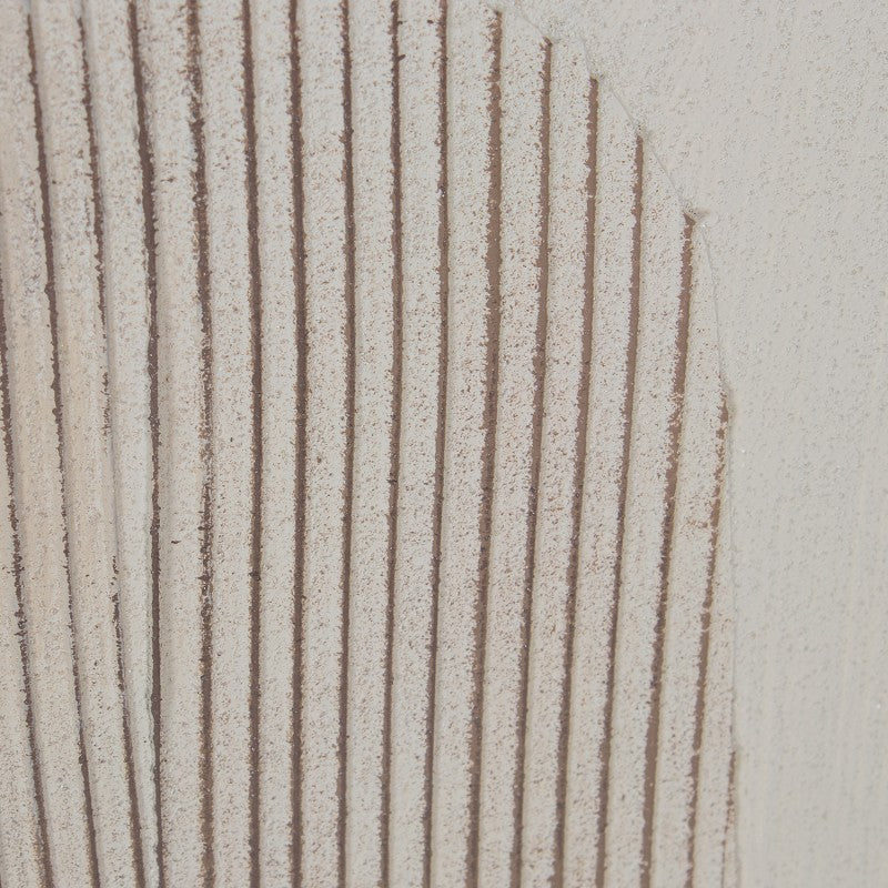 Detalle de la textura de líneas finas del cuadro