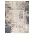 Cuadro lienzo abstracto con matices en gris, dorado y beige, 80x120 cm