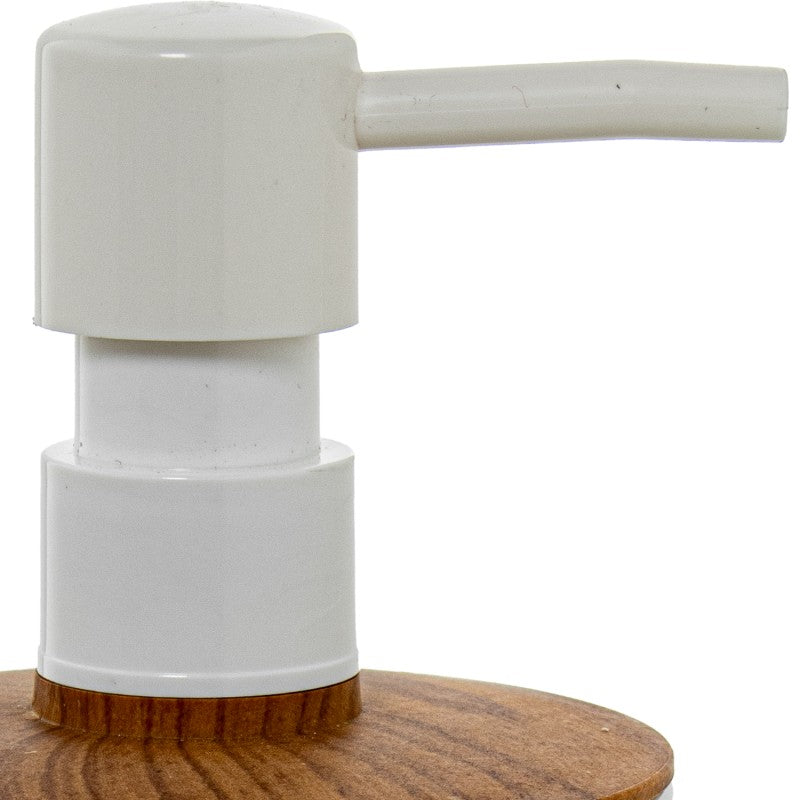 Detalle de la bomba dispensadora del dosificador de baño